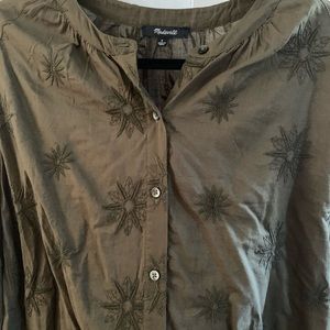 Madewell Cotton Embroidered Button Down